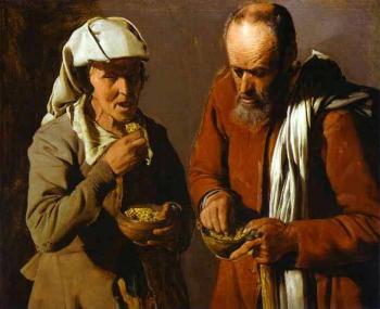 Georges De La Tour : The Porridge Eaters